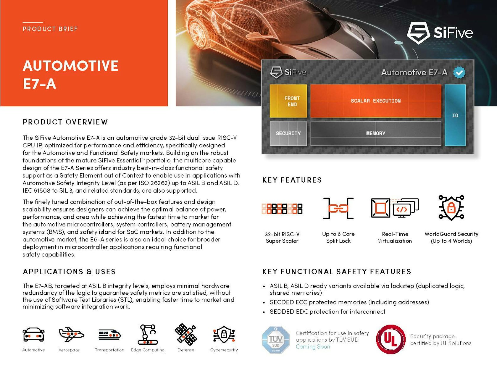 SiFive Automotive Product Brief_E7-A