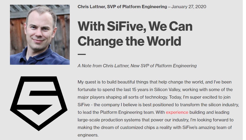 With SiFive, We Can Change the World